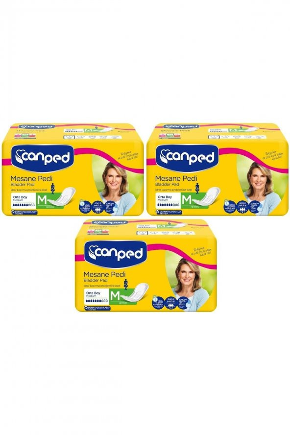 Canped Mesane Pedi Klasik M Orta Boy 30 Adet 3Pk X 10 ürün görseli 1