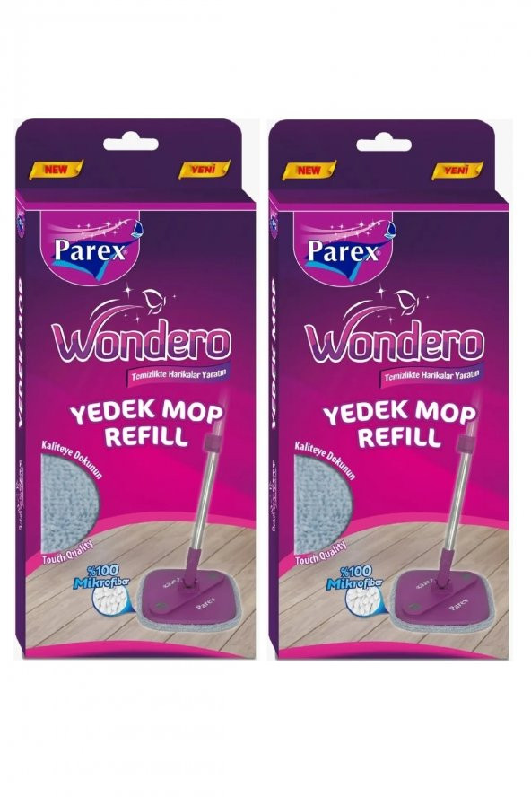 Parex Wondero Yedek Paspas Mop x 2 Adet ürün görseli 1