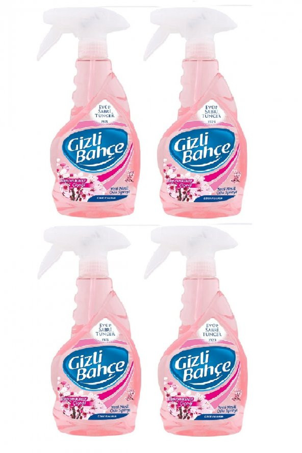 Eyüp Sabri Tuncer Gizli Bahçe Japon Kiraz Çiçeği Oda Kokusu 500 Ml x 4 Adet ürün görseli 1