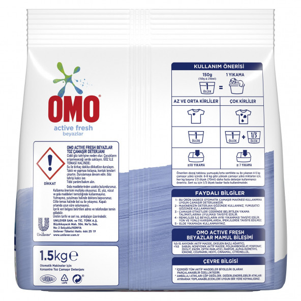 Omo Matık Actıve Fresh 5.5 kg - Resim 6