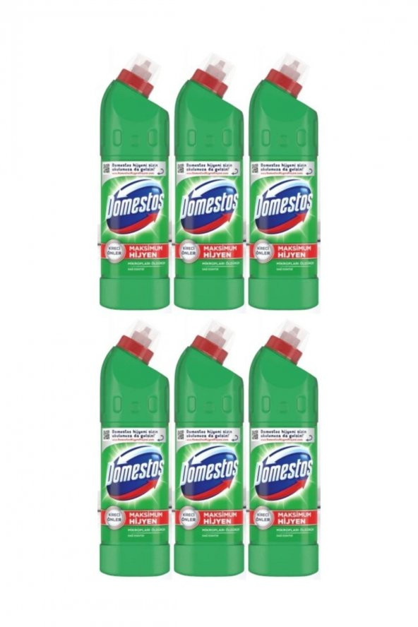 Domestos Çamaşır Suyu Dağ Esintisi 750 ml 6 Adet ürün görseli 1