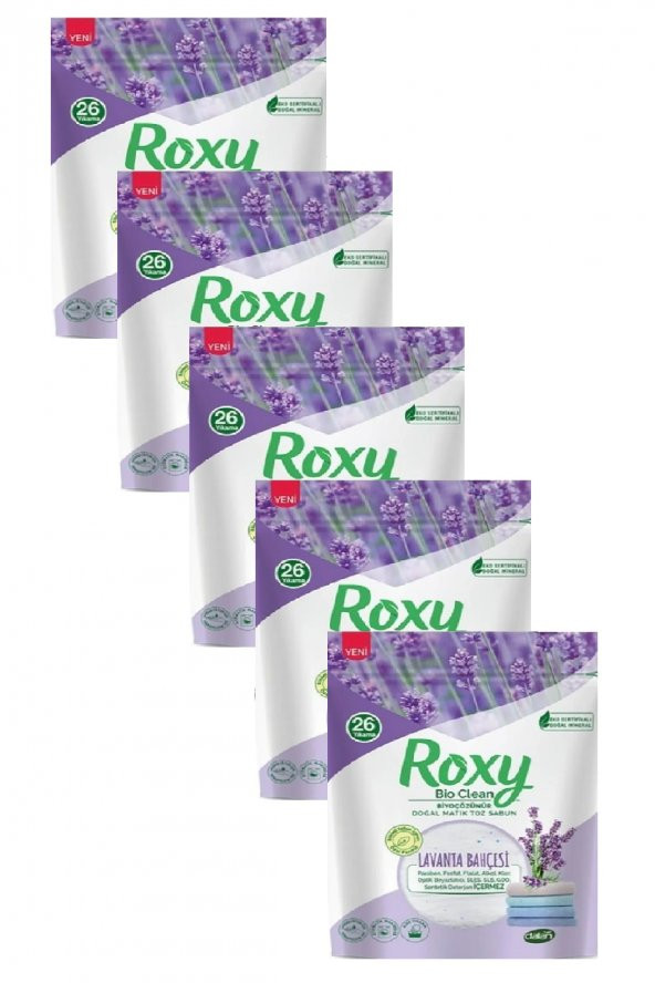 Dalan Roxy Matik Sabun Tozu 800 Gr Lavanta 5 Li Set ürün görseli 1