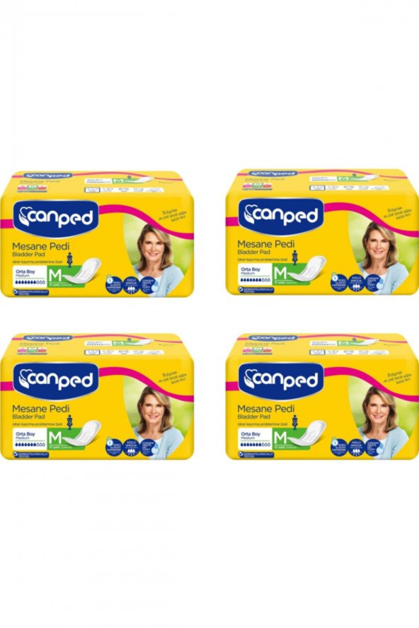 Canped Mesane Pedi Medium Orta Boy 40 Adet 4 Paket x 10 ürün görseli 1