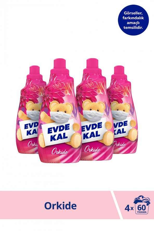 Yumoş Extra Yumuşatıcı Yabani Orkide & Yasemin 60 Yıkama - 4lü Paket ürün görseli 1