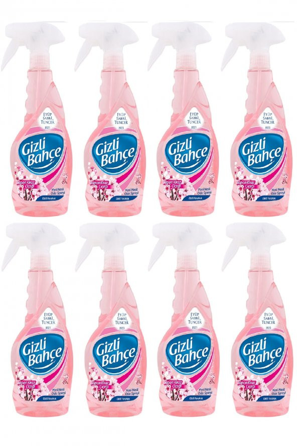 Eyüp Sabri Tuncer Gizli Bahçe Japon Kiraz Çiçeği Oda Kokusu 500 Ml x 8 Adet ürün görseli 1
