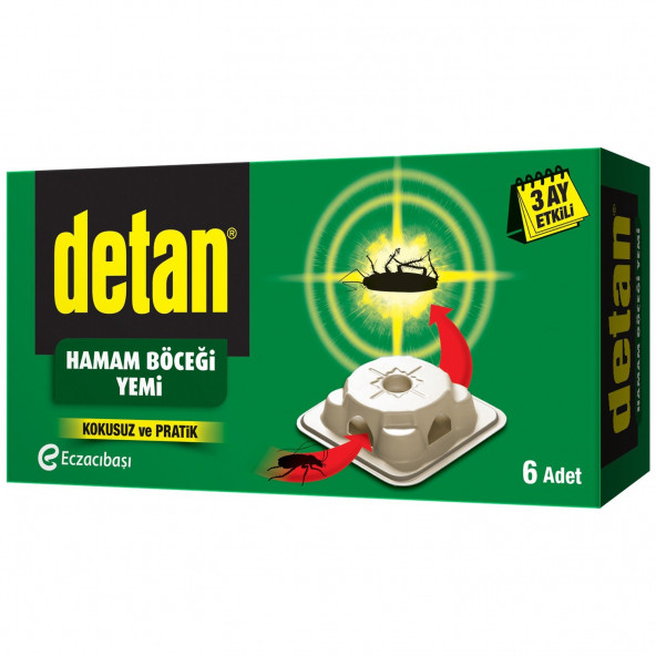 Detan Süper Böcek Yemi Çifte Güç 6 Tablet ürün görseli 1