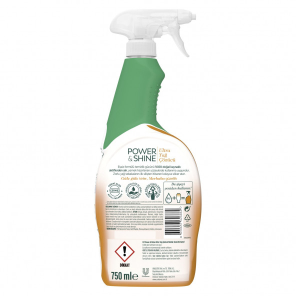 CİF Power Shine Mutfak Sprey 750 ml - Resim 5