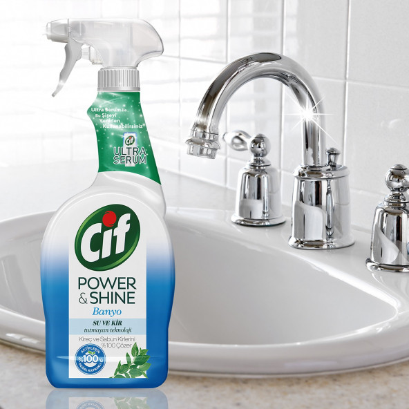 CİF Power Shine Banyo Sprey 750 ml - Resim 2