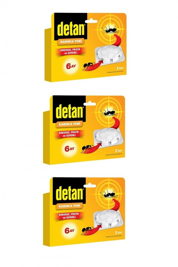 Detan Karınca Yemi 2'li x 3 Adet ürün görseli 1