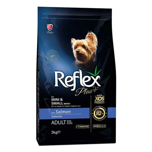 Reflex Plus Küçük Mini Irk Somonlu Yetişkin Köpek Maması 3 Kg ürün görseli 1