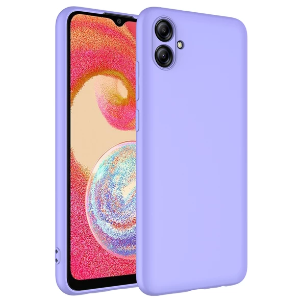Vendas Samsung Galaxy A04E Uyumlu W-Lansman Serisi Yumuşak Dokulu Kadife Iç Tasarımlı Lansman Kılıf ürün görseli 1