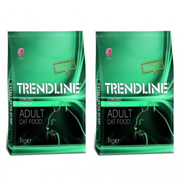 Trendline Sterilised Tavuklu Kısır Kedi Maması 1 Kg 2'Li Set ürün görseli 1
