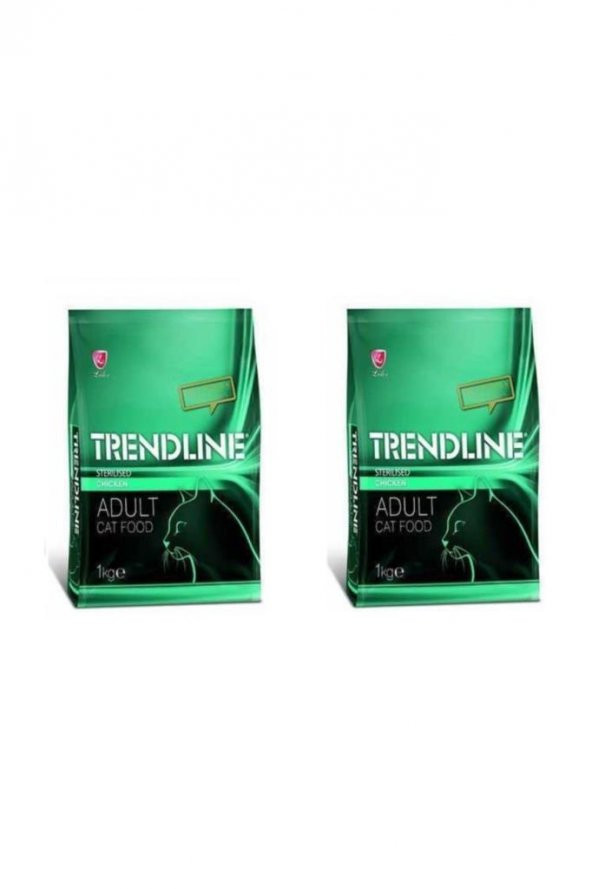 Trendline Sterilised Tavuklu Kisir Kedi Mamasi 1 KG 2 Adet ürün görseli 1