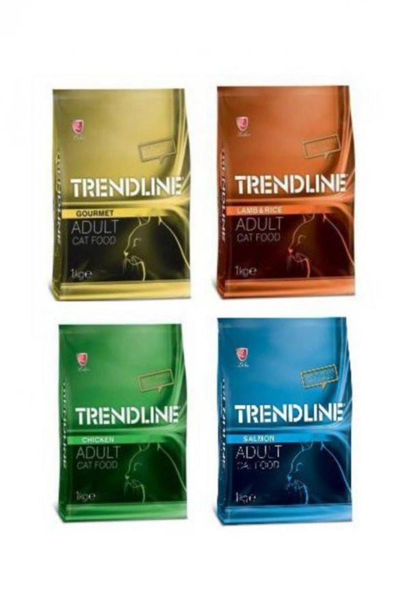 Trendline Kuzu Etli Yetiskin Kedi Mamasi 1 Kg  4 Adet ürün görseli 1