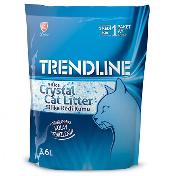 Trendline Tozsuz Silika Kedi Kumu 3,6 Lt ürün görseli 1