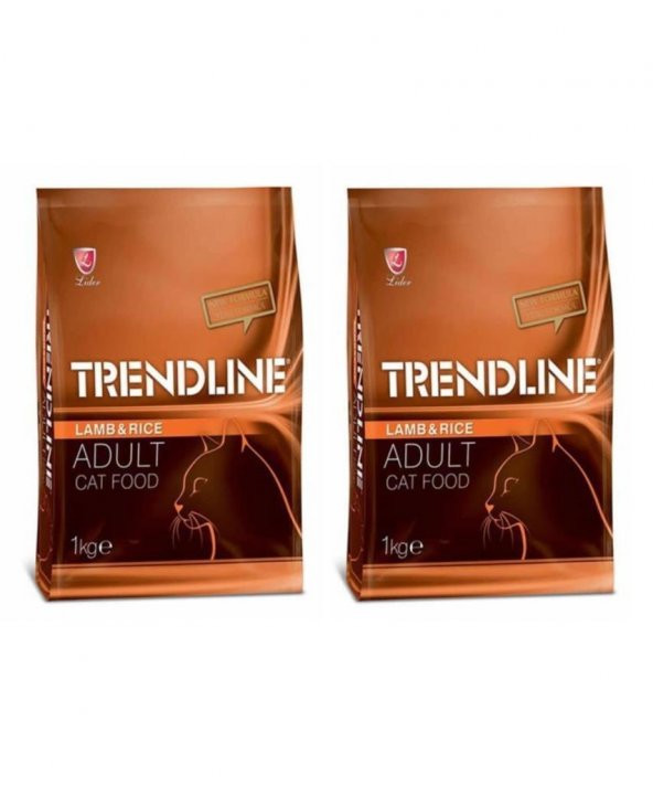 Trendline Kuzu Etli Yetişkin Kedi Maması 1 Kg 2'Li Set ürün görseli 1