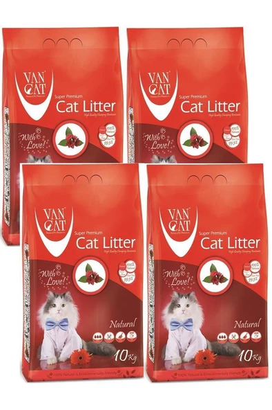 VANCAT NATURAL CAT LITTER 10 KG 4 Adet ürün görseli 1