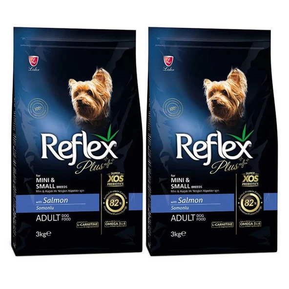 Reflex Plus Küçük Mini Irk Somonlu Yetişkin Köpek Maması 3 Kg 2 Adet ürün görseli 1