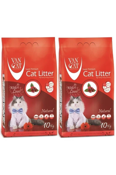 VANCAT NATURAL CAT LITTER 10 KG 2 Adet ürün görseli 1