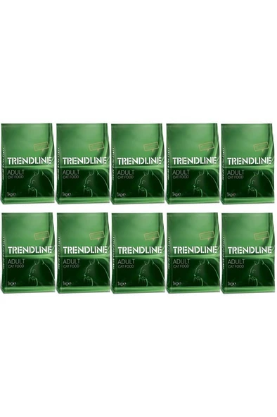 Trendline Tavuklu Yetişkin Kedi Maması 1 Kg 10 Adet ürün görseli 1