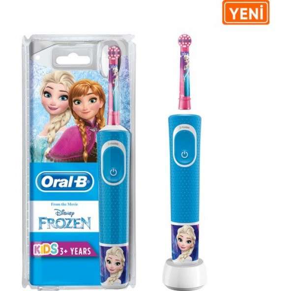 Oral-B D100 Frozen Özel Seri Çocuklar İçin Şarj Edilebilir Diş Fırçası ürün görseli 1