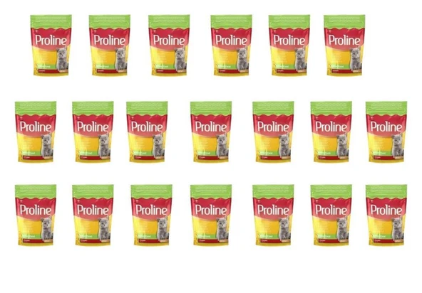 Pro Line Kitten Tavuklu Yavru Kedi Mamasi 400 Gr 20 adet ürün görseli 1