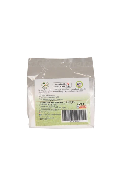 İYOTSUZ SOFRA TUZU 250G 153.001.İYT250 ürün görseli 1