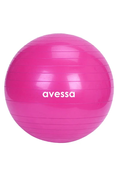 Avessa 55 Cm Pilates Topu Poşet Ambalaj BPT-55 Pembe ürün görseli 1