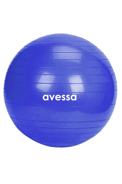 Avessa 55 Cm Pilates Topu Poşet Ambalaj BPT-55 Mavi ürün görseli 1