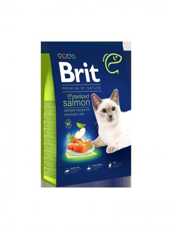 Brit Premium Kısır Somonlu Kedi Maması 8 Kg ürün görseli 1