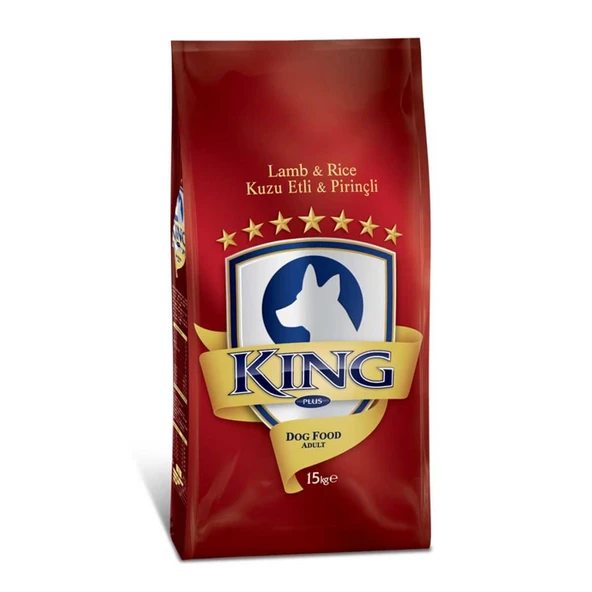 King Kuzu Etli Pirinçli Yetişkin Köpek Maması 15 Kg ürün görseli 1