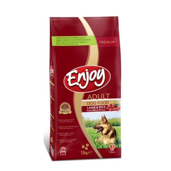 Enjoy Kuzu Etli Yetişkin Köpek Maması 15 Kg ürün görseli 1