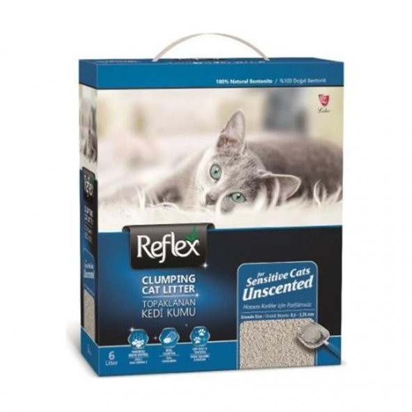 Reflex Sensitive Kokusuz Kedi Kumu 6 Lt ürün görseli 1