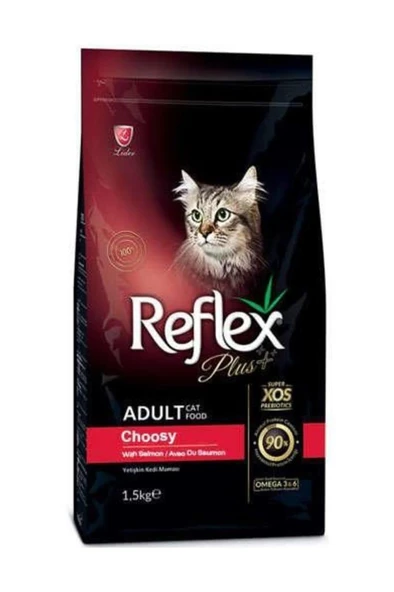 Reflex Plus Choosy Somonlu Kuru Kedi Maması 1,5 Kg ürün görseli 1