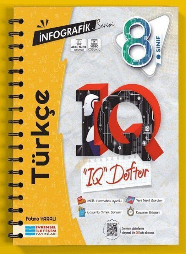 8. Sınıf LGS Türkçe İnfografik Serisi IQ Akıllı Defter Evrensel İletişim ürün görseli 1