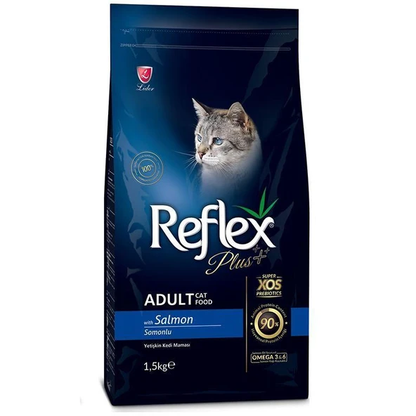 Reflex Plus Somon Balıklı Yetişkin Kedi Maması 1,5 Kg ürün görseli 1