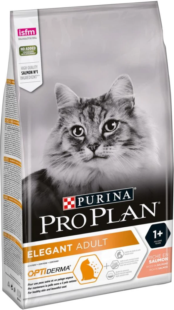 Pro Plan Derma Plus Somonlu Yetişkin Kedi Maması 1,5 Kg ürün görseli 1