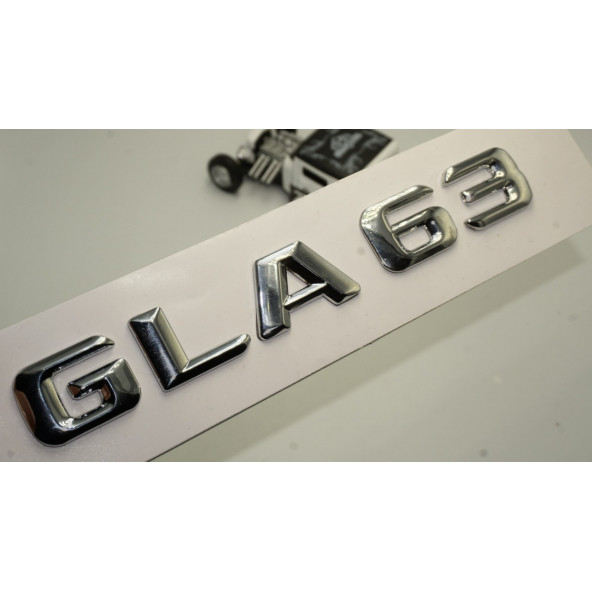 Benz GLA 63 Bagaj Krom Metal 3M 3D Yazı Logo ürün görseli 1