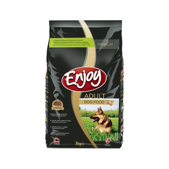 Enjoy Yetişkin Tavuklu Köpek Maması 3 Kg ürün görseli 1