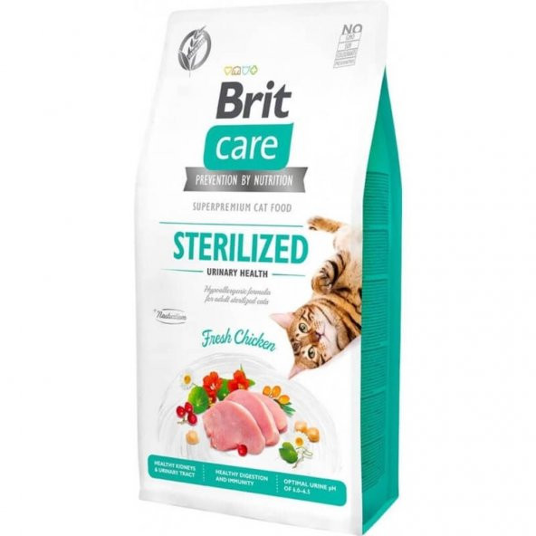 Hypo-Allergenic Üriner Sistem Sagligi için Tahilsiz Kisirlastirilmis Kedi Mamasi 7 Kg ürün görseli 1