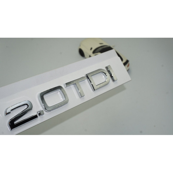 DK Audi 2.0 TDi B7 B8 B9 Krom ABS 3M 3D Bagaj Yazı Logo ürün görseli 1