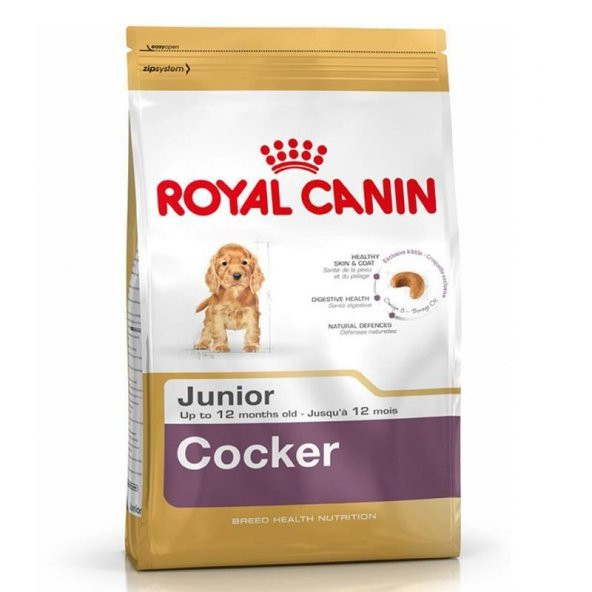 Royal Canin Cocker Junior Yavru Köpek Mamasi 3 Kg ürün görseli 1