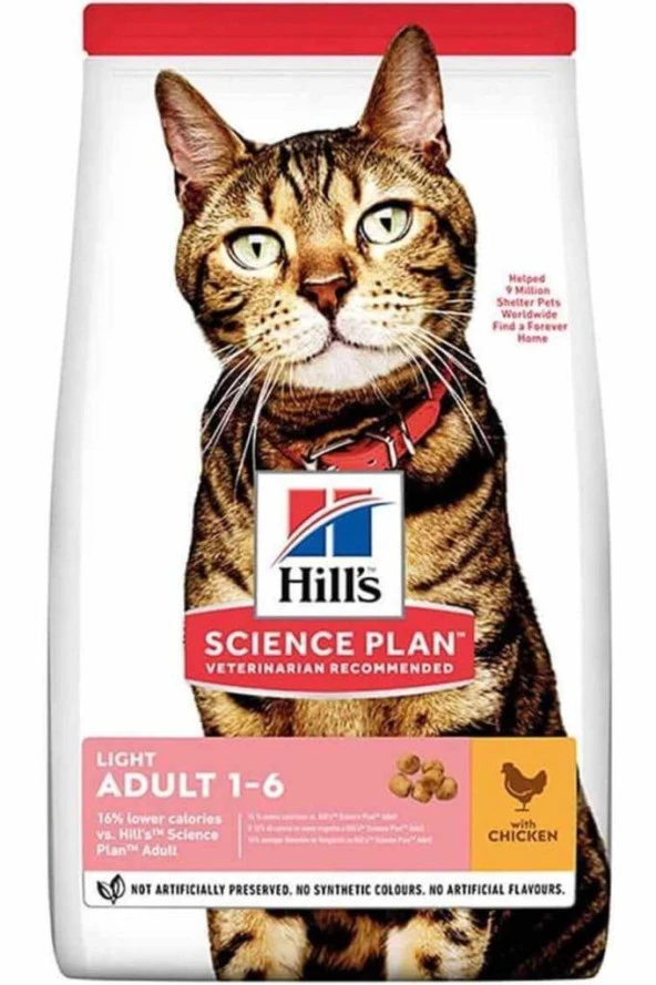 Hills Light Tavuk Etli Yetişkin Kedi Maması 3kg ürün görseli 1