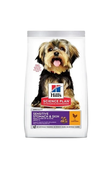 Hills Sensitive Tavuklu Küçük Irk Yetişkin Köpek Maması 1,5 Kg ürün görseli 1
