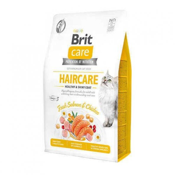 Brit Care Deri ve Tüy Sağlığı İçin Tahılsız Kedi Maması 7kg ürün görseli 1