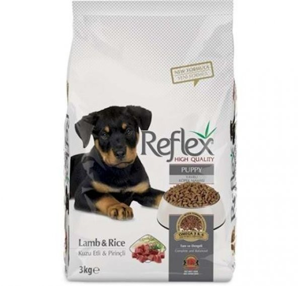 Reflex Kuzu Etli  ve Pirinçli Yavru Köpek Maması 3 Kg ürün görseli 1