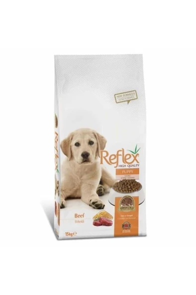 Reflex Biftekli ve Pirinçli Yavru Köpek Maması 15kg ürün görseli 1