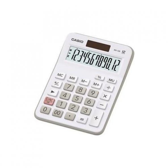 CASIO HESAP MAKINESI M.USTU MX-12B-WE (12 HANE) ürün görseli 1