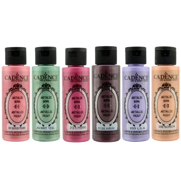 CADENCE METALİK 70ML 6LI SET ürün görseli 1