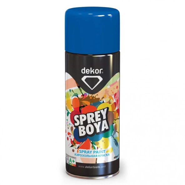 Dekor Akrilik Efektli Sprey Boya Lacivert 400 ML ürün görseli 1